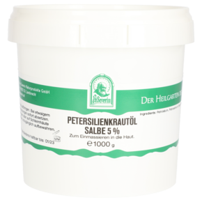 PETERSILIENKRAUTÖL SALBE 5% 1000 G, A-Nr.: 5802543 - 01