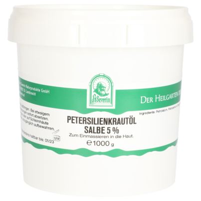 PETERSILIENKRAUTÖL SALBE 5% 1000 G, A-Nr.: 5802543 - 01