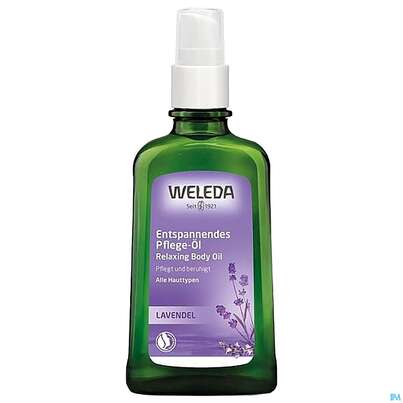 Sie sehen eine Packung Weleda Lavendel -entspannendes Pflege-oel 100ml, Produktbild: 05 Weleda Lavendel -entspannendes Pflege-oel 100ml, A-Nr.: 4583636 - 05