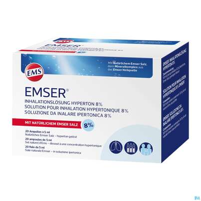 Emser Inhalationslösung Hypertone Lösung 8% 20st, A-Nr.: 5428145 - 01