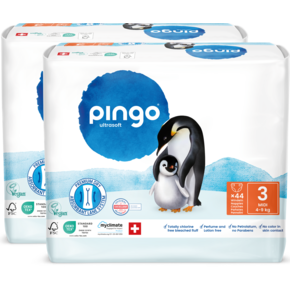 Bio Windeln Nr.3 Midi Jumbo 4-9kg Pinguin – Pingo Swiss, A-Nr.: 4559566 - 01