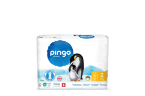 Bio Windeln Nr.2 Mini 3-6kg Pinguin – Pingo Swiss, A-Nr.: 4559520 - 01