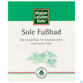 Allgaeuer Latschenkiefer Sole-fussbad 10x10 100g, A-Nr.: 0864574 - 01