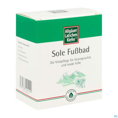 Allgaeuer Latschenkiefer Sole-fussbad 10x10 100g, A-Nr.: 0864574 - 02