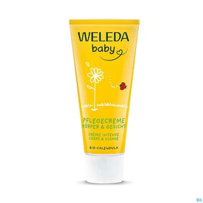 Weleda Calendula Pflegecreme Koerper &amp; Gesicht 75ml, A-Nr.: 3015060 - 04