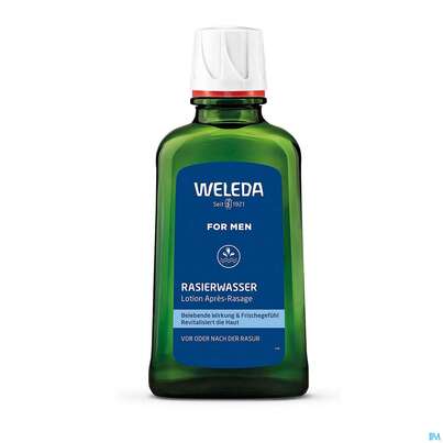 Sie sehen eine Packung Rasiercreme,-seife,-wasser Weleda Rasierwasser 100ml, Produktbild: 06 Rasiercreme,-seife,-wasser Weleda Rasierwasser 100ml, A-Nr.: 0639831 - 06