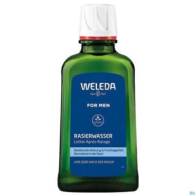Sie sehen eine Packung Rasiercreme,-seife,-wasser Weleda Rasierwasser 100ml, Produktbild: 07 Rasiercreme,-seife,-wasser Weleda Rasierwasser 100ml, A-Nr.: 0639831 - 07