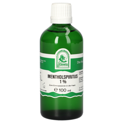 Sie sehen eine Packung MENTHOLSPIRITUS 1% TROPFEN 100 ML, Produktbild: 01 MENTHOLSPIRITUS 1% TROPFEN 100 ML, A-Nr.: 4932752 - 01