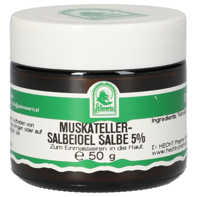 MUSKATELLERSALBEIÖL SALBE 5% 50 G, A-Nr.: 5357942 - 01