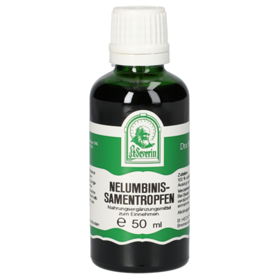 Sie sehen eine Packung NELUMBINISSAMEN TROPFEN 50 ML, Produktbild: 01 NELUMBINISSAMEN TROPFEN 50 ML, A-Nr.: 4566017 - 01