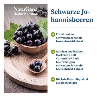 NatuGena Schwarze Johannisbeeren Kapseln, A-Nr.: 5989777 - 02