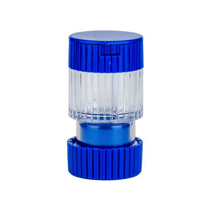 Sie sehen eine Packung APOfit Tablettenteiler Mörser blau, Produktbild: 01 APOfit Tablettenteiler Mörser blau, A-Nr.: 4349337 - 01