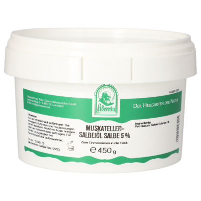 MUSKATELLERSALBEIÖL SALBE 5% 450 G, A-Nr.: 5802342 - 01