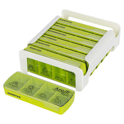 APOfit Wochendispenser 7 Dosierer Planer grün, A-Nr.: 6103391 - 04