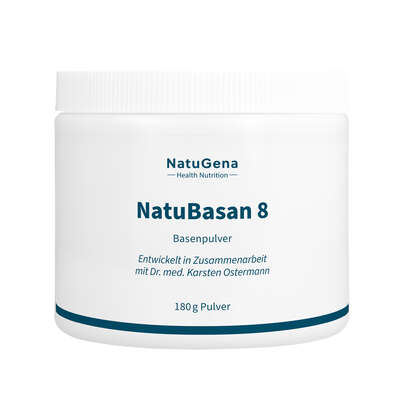 Sie sehen eine Packung NatuGena NatuBasan 8 Pulver, Produktbild: 01 NatuGena NatuBasan 8 Pulver, A-Nr.: 6036080 - 01