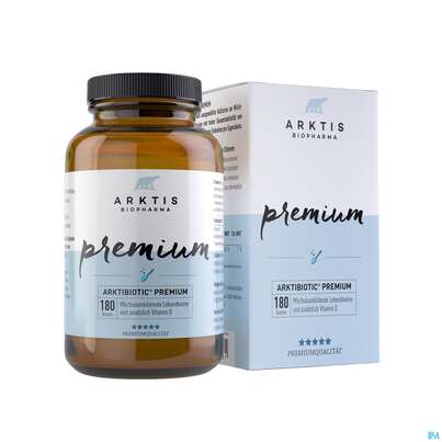 Sie sehen eine Packung Arktis Arktibiotic Pulver Premium 180g, Produktbild: 06 Arktis Arktibiotic Pulver Premium 180g, A-Nr.: 4750330 - 06