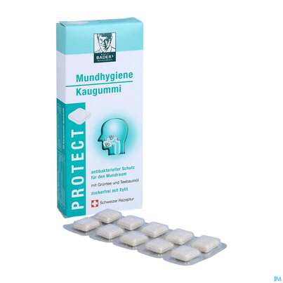 Baders Protect Mundhygiene Kaugummi Cur 20st, A-Nr.: 4111469 - 05
