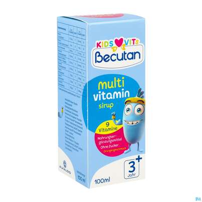 Becutan Kids Vits Multivitamin Sirup 100ml, A-Nr.: 5973256 - 02