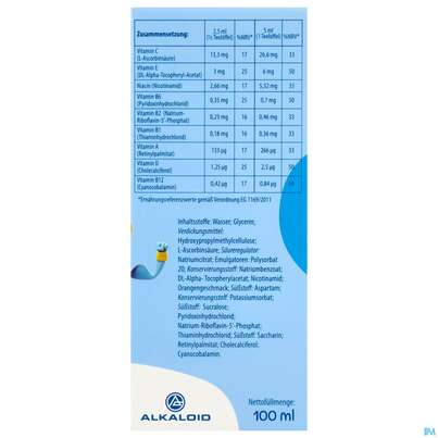 Becutan Kids Vits Multivitamin Sirup 100ml, A-Nr.: 5973256 - 05