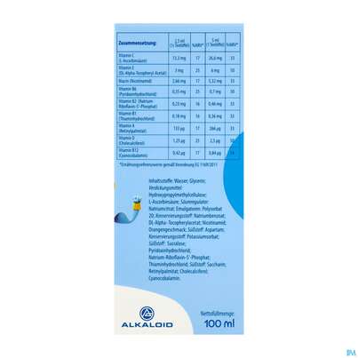 Becutan Kids Vits Multivitamin Sirup 100ml, A-Nr.: 5973256 - 06