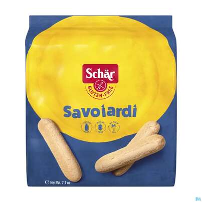 Sie sehen eine Packung Glutenfreie Produkte-schaer Savoiardi Loeffelbiscuits 23401 150g, Produktbild: 02 Glutenfreie Produkte-schaer Savoiardi Loeffelbiscuits 23401 150g, A-Nr.: 1507416 - 02