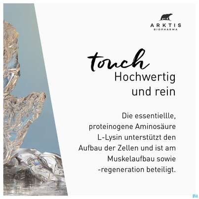 Sie sehen eine Packung L-lysin Kapseln Arktis Touch 90st, Produktbild: 04 L-lysin Kapseln Arktis Touch 90st, A-Nr.: 4750672 - 04