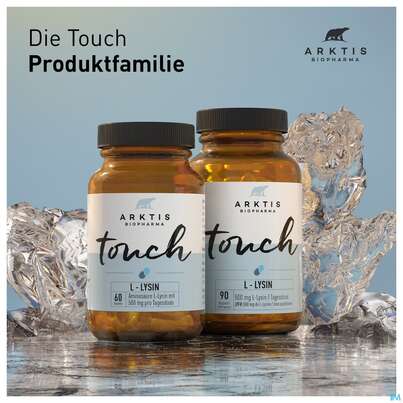 Sie sehen eine Packung L-lysin Kapseln Arktis Touch 90st, Produktbild: 07 L-lysin Kapseln Arktis Touch 90st, A-Nr.: 4750672 - 07