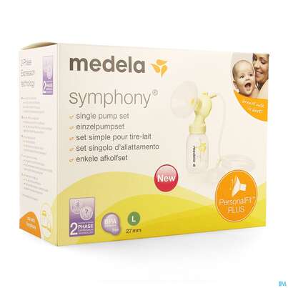 Medela Symphony/einzelpumpset Personalfit+ Gr.l 27mm 1st, A-Nr.: 5409484 - 02