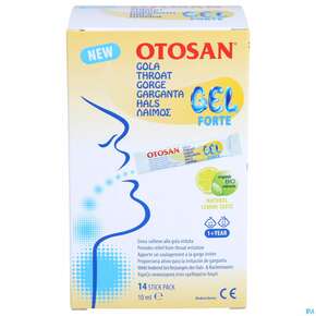 Otosan Forte Rachen-halsgel 10ml Sticks Sachet 14st, A-Nr.: 4582602 - 01