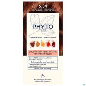 Phyto Phytocolor 6.34 Intense Dark Copper Blonde/dklkupfer-blond 1pk, A-Nr.: 5932145 - 01