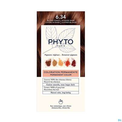 Phyto Phytocolor 6.34 Intense Dark Copper Blonde/dklkupfer-blond 1pk, A-Nr.: 5932145 - 02