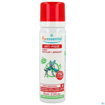 Puressentiel Antistich/beruhigend Spray Aeth.oele 7std Wirksamkeit 75ml, A-Nr.: 5107607 - 02