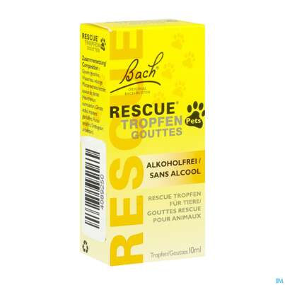 Rescura Pets Tropfen Ohne Alkohol 10ml, A-Nr.: 4089250 - 02