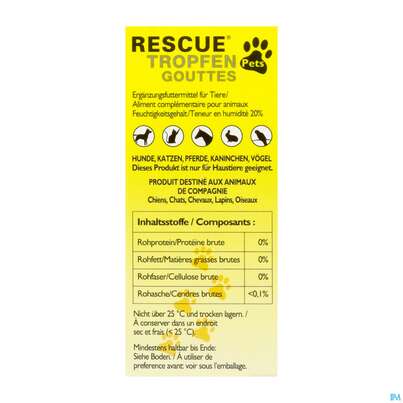 Rescura Pets Tropfen Ohne Alkohol 10ml, A-Nr.: 4089250 - 03