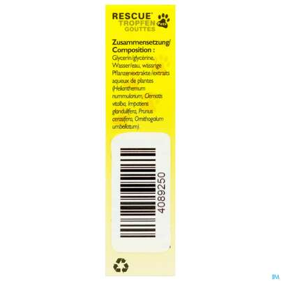 Rescura Pets Tropfen Ohne Alkohol 10ml, A-Nr.: 4089250 - 05