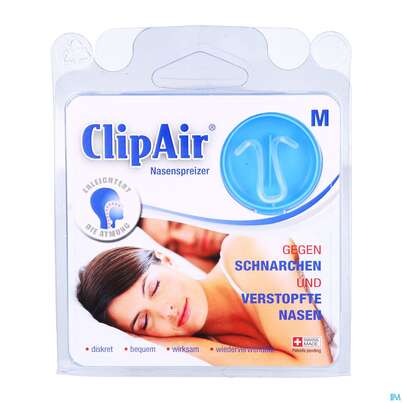 Schnarch Clip Air Nasenklammer Gegen Schnarchen Freie Atmung Gr M 1pk, A-Nr.: 4518544 - 01
