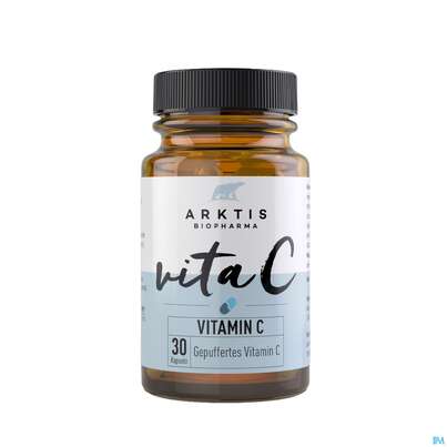Sie sehen eine Packung Vitamin C Kapseln Arktis 30st, Produktbild: 02 Vitamin C Kapseln Arktis 30st, A-Nr.: 4750608 - 02