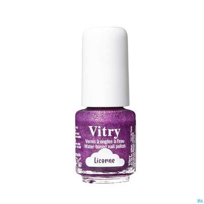 Sie sehen eine Packung Vitry Wasser-nagellack Licorne 4ml, Produktbild: 02 Vitry Wasser-nagellack Licorne 4ml, A-Nr.: 5927411 - 02