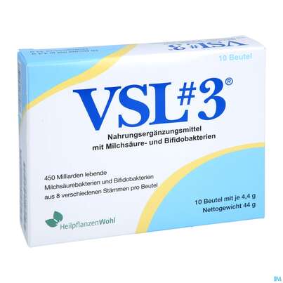 Vsl 3 Pulver Beutel 450 Milliarden +milchsaeurebakterien 10st, A-Nr.: 5461102 - 03