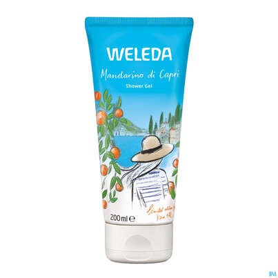 Sie sehen eine Packung Weleda Mandarino Di Capri Shower Gel 200ml, Produktbild: 02 Weleda Mandarino Di Capri Shower Gel 200ml, A-Nr.: 5895970 - 02