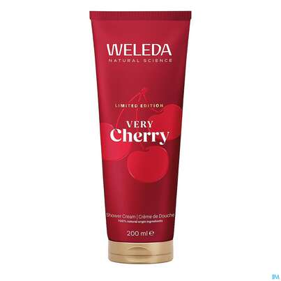 Sie sehen eine Packung Weleda Very Cherry Shower Cream 200ml, Produktbild: 03 Weleda Very Cherry Shower Cream 200ml, A-Nr.: 5947767 - 03