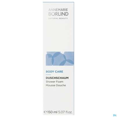Sie sehen eine Packung Boerlind Body Care Duschschaum 60100 150ml, Produktbild: 01 Boerlind Body Care Duschschaum 60100 150ml, A-Nr.: 5169264 - 01