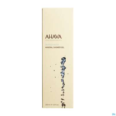 Sie sehen eine Packung Ahava Mineral Shower Gel 200ml, Produktbild: 01 Ahava Mineral Shower Gel 200ml, A-Nr.: 3945729 - 01