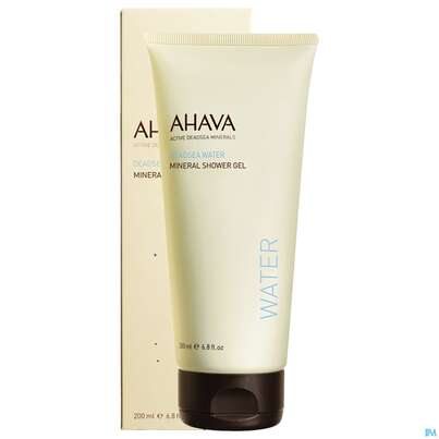 Sie sehen eine Packung Ahava Mineral Shower Gel 200ml, Produktbild: 05 Ahava Mineral Shower Gel 200ml, A-Nr.: 3945729 - 05