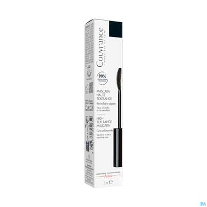 Sie sehen eine Packung Avène Couvrance Hochverträgliche Mascara Schwarz 7ml, Produktbild: 06 Avène Couvrance Hochverträgliche Mascara Schwarz 7ml, A-Nr.: 4009392 - 06
