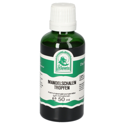 Sie sehen eine Packung MANDELSCHALEN TROPFEN 50 ML, Produktbild: 01 MANDELSCHALEN TROPFEN 50 ML, A-Nr.: 5902747 - 01