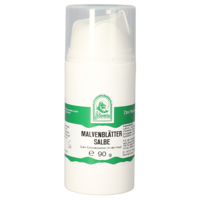 Sie sehen eine Packung MALVENBLÄTTER SALBE 90 G, Produktbild: 01 MALVENBLÄTTER SALBE 90 G, A-Nr.: 5637682 - 01
