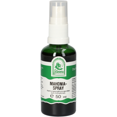 Sie sehen eine Packung MAHONIA SPRAY 50 ML, Produktbild: 01 MAHONIA SPRAY 50 ML, A-Nr.: 4566419 - 01