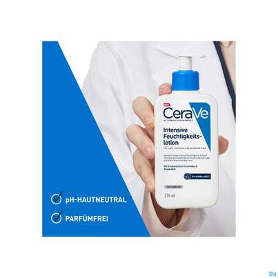 Sie sehen eine Packung Cerave Feuchtigkeitslotion Intensiv 236ml, Produktbild: 09 Cerave Feuchtigkeitslotion Intensiv 236ml, A-Nr.: 5931453 - 09