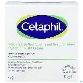 Cetaphil Nachtcreme +hyaluronsaeure Reichhalt 48ml, A-Nr.: 4839343 - 01